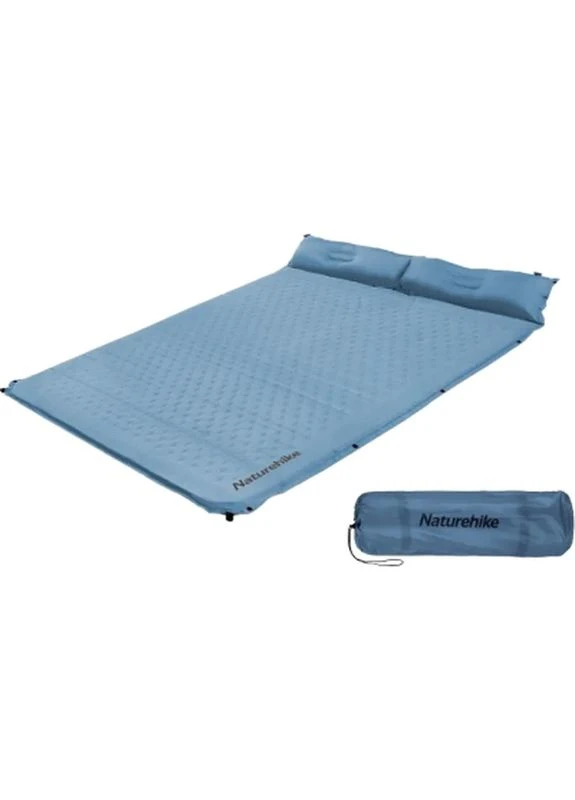 Туристичний килимок CNH22DZ013 двомісний з подушкою 30 мм Blue (6975641889557) Naturehike (397442683)