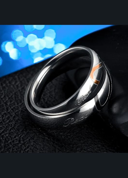 Парні кільця для закоханих із сердечками Всі розміри, обручки парні з медичної сталі AAA (340467556)