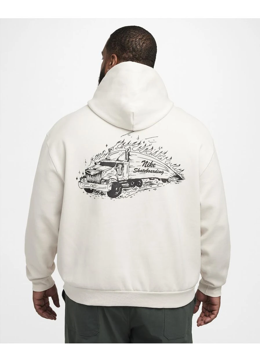 Худи Sb Skate Fleece Hoodie White FV7380-104 Nike (398029528)