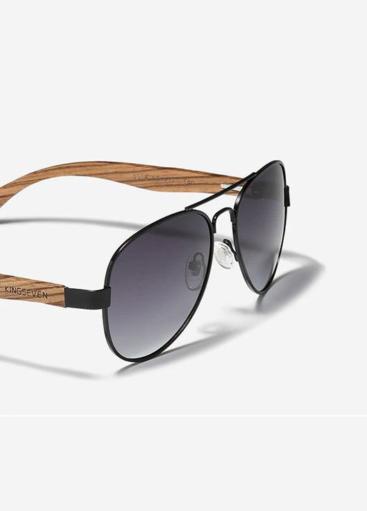 Мужские фотохромные поляризационные солнцезащитные очки Z5518 Black Photochromic KINGSEVEN (342113139)
