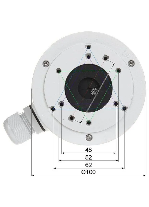 Розподільна коробка DS-1280ZJ-XS Hikvision (386024535)