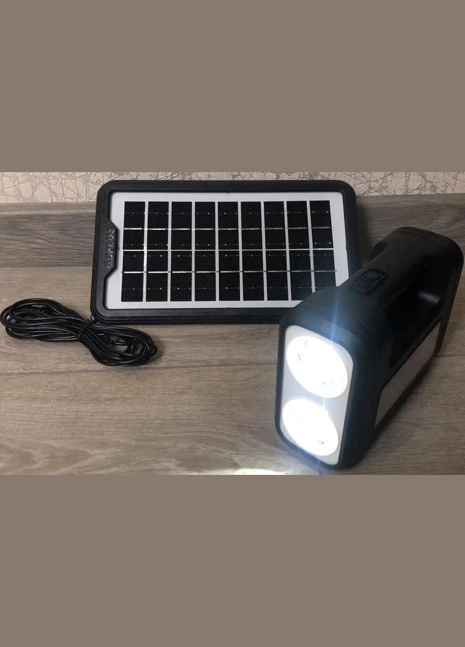 Система автономного освітлення сонячна панель+ліхтар+лампи GDPlus GD-8017 (1756375743) No Brand (326065607)