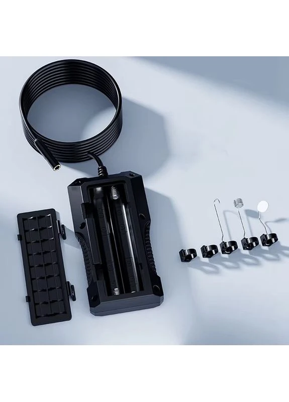 Камера ендоскоп з монітором RIAS P230 з LED підсвічуванням 5 метрів 8 мм Black (3_06240) No Brand (395879620)
