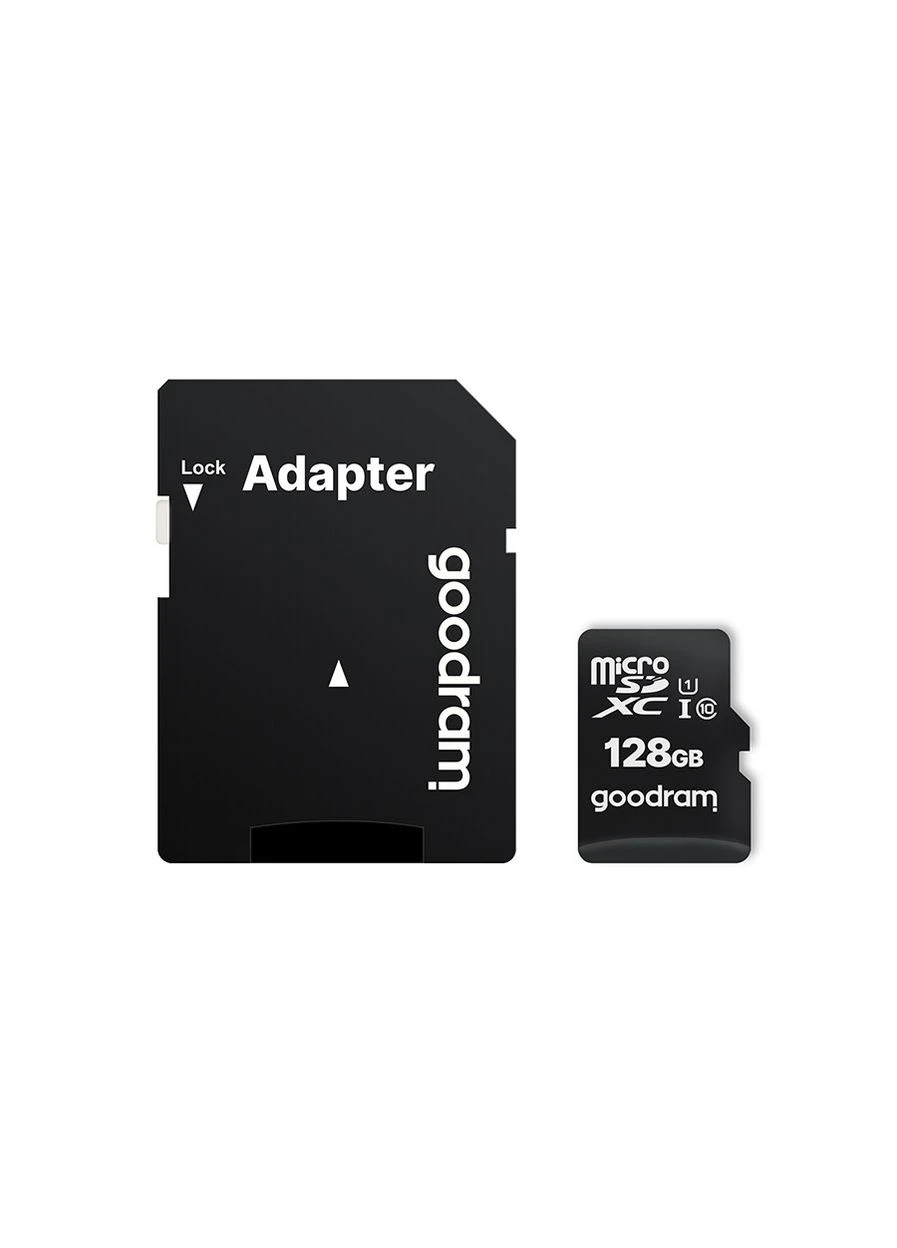Карта памяти MicroSDXC 128GB UHS-I Class 10 + SD-adapter (M1AA-1280R12) Goodram (332970497)