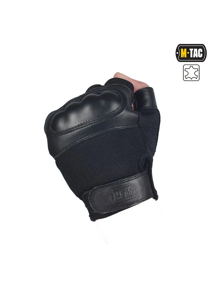 Перчатки беспалые Assault Tactical Mk.4 Black M-TAC (315339356)