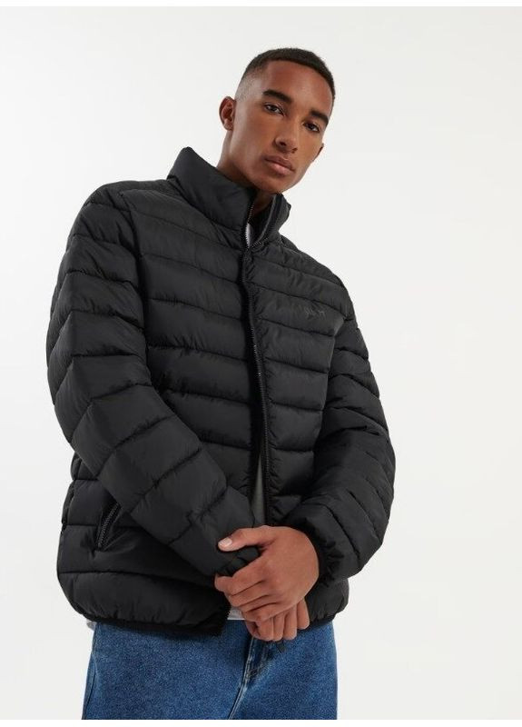 Черная демисезонная куртка 6644m-99x House