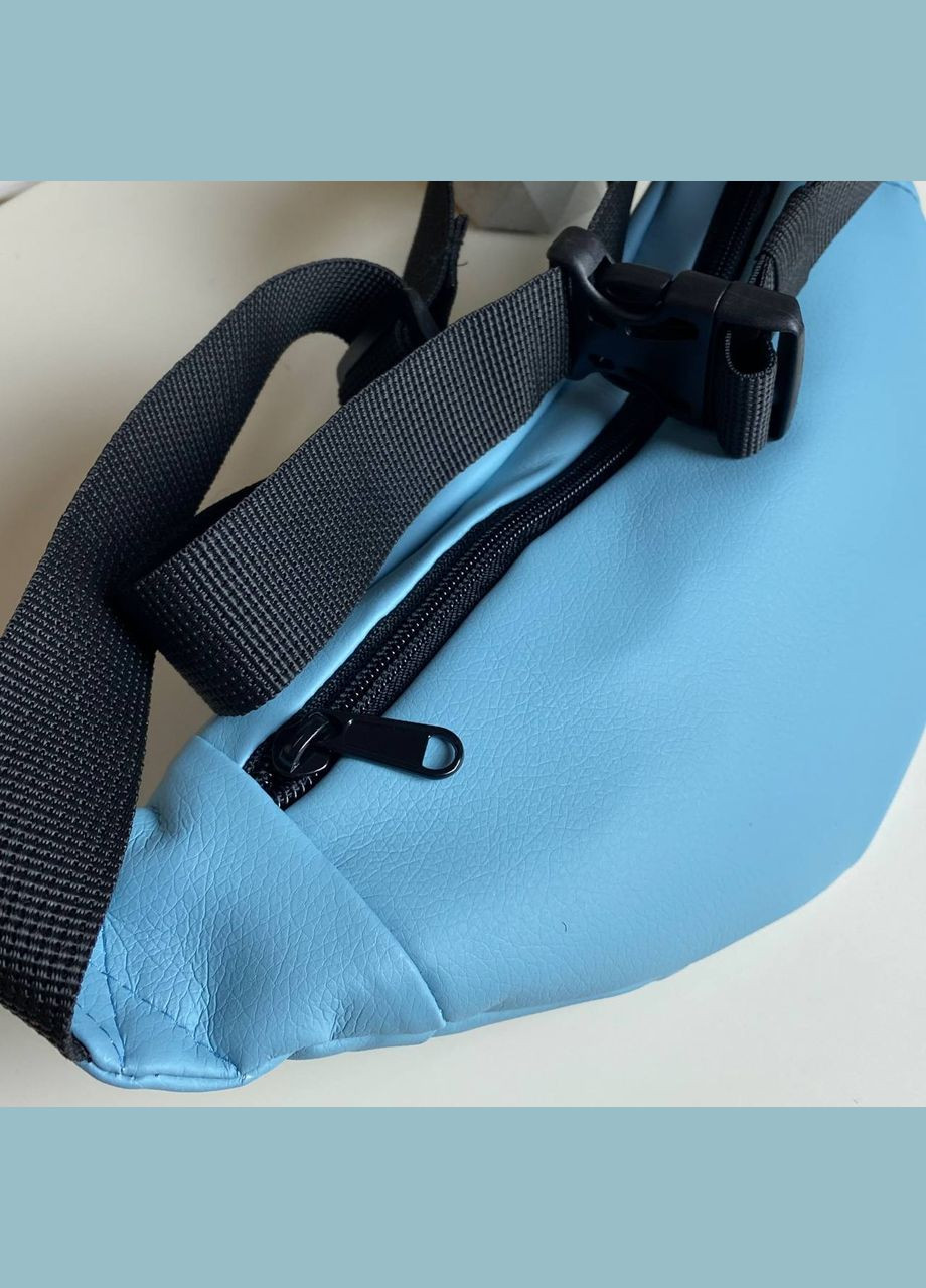 Голубая сумка бананка на пояс на грудь универсальная Prime blue No Brand (293943085)