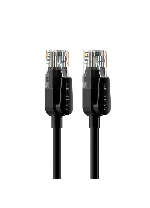 Патч-корд Cat6 UTP 1000Mbps 250MHz, 25 м, чорний (CN60Y) CABLETIME (386034406)