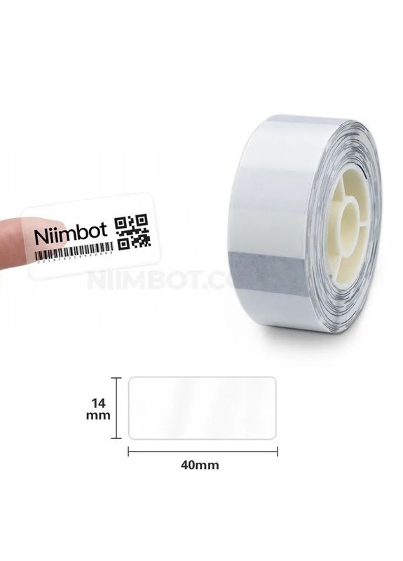 Етикетки TT14*40-160 Transparent For D11/D110/D101/H1S (A2G88588302) NIIMBOT (370612875)