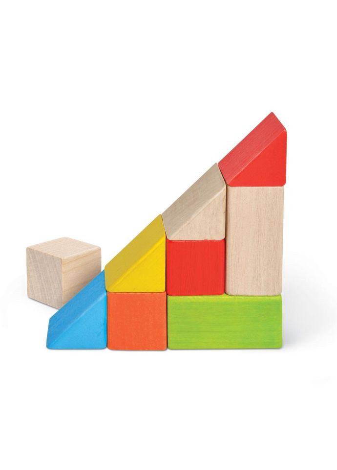 Детские деревянные кубики 900163 цветные. Igroteco (316645863)