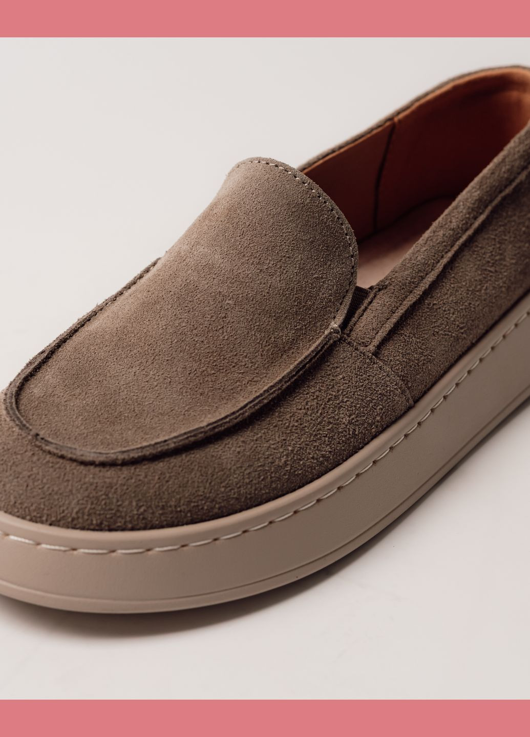 ALLSY Лоферы классические черные замша светло-бежевый з натуральная замша, китай — всесезон (325610408)