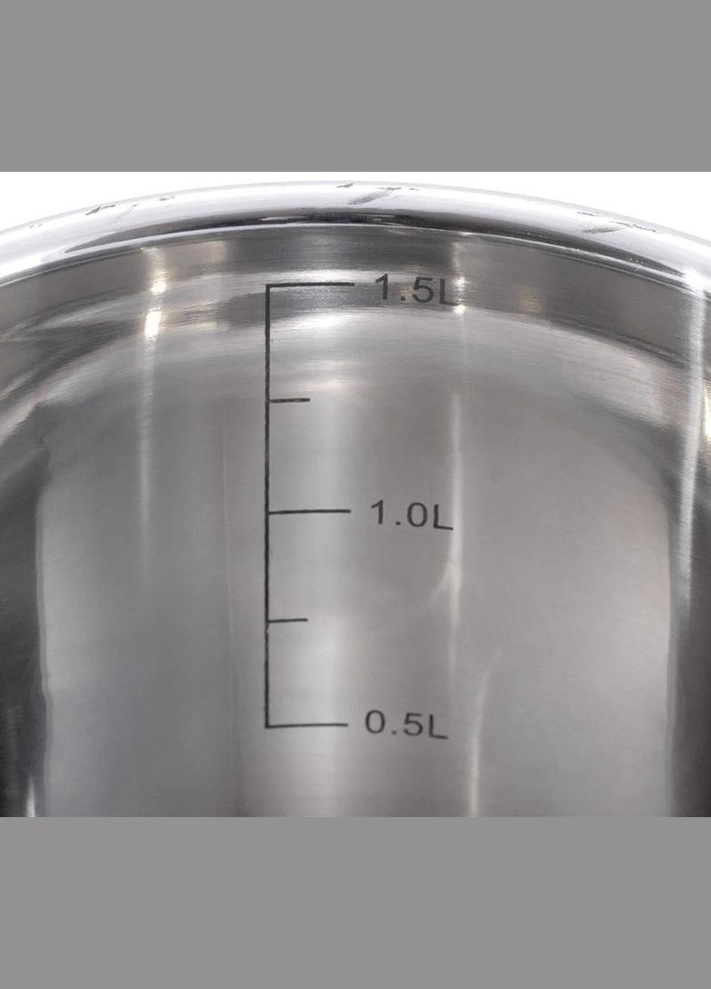 Молочник 1.5л з нержавіючої сталі (молоковарка) Kamille (372172116)