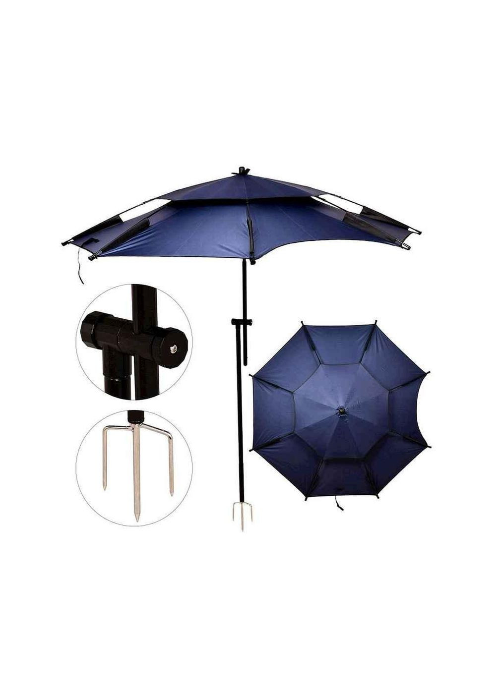 Зонтик регулируемый антивитер с наклоном 2м MH-5470B ТМ Stenson (355947530)