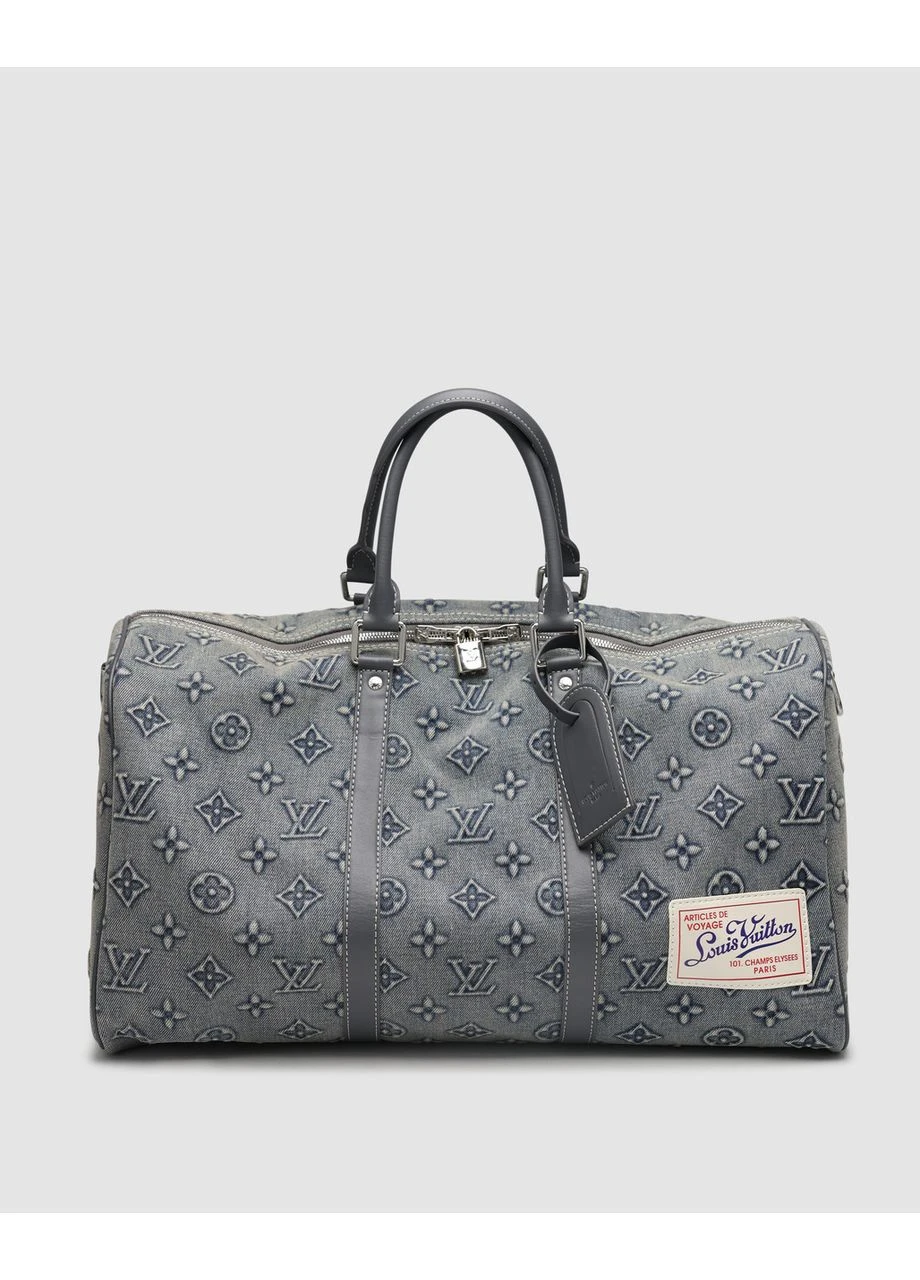 Сумка Louis Vuitton Keepall Bandouliere 45 Denim Monogram Луї Віттон (377510504)