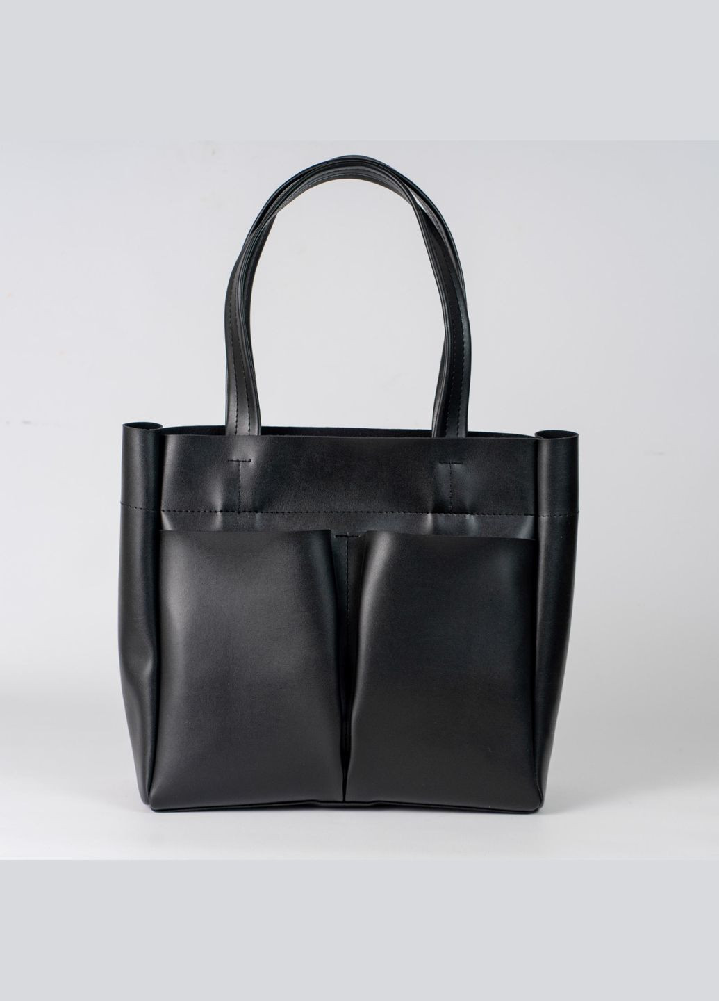 Сумка женская Шопер функциональная черная из экокожи NIUNIU (331111614)