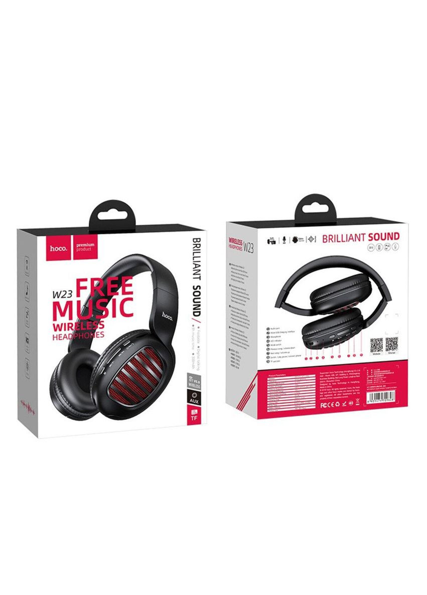Беспроводные наушники W23 Brilliant sound wireless headphones Black Hoco (323122537)