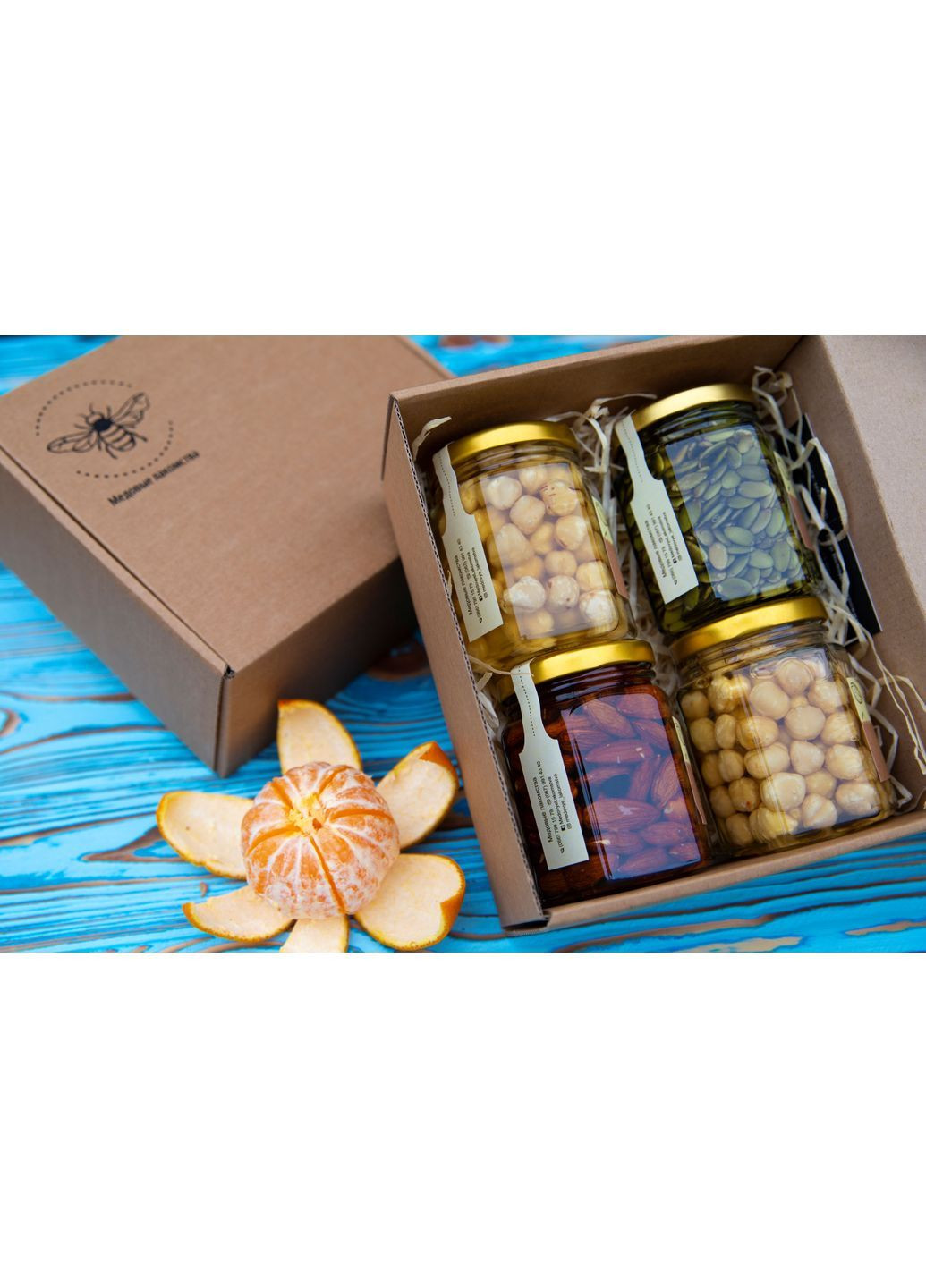 Мигдаль з медом, 200 мл Медові ласощі (373019771)