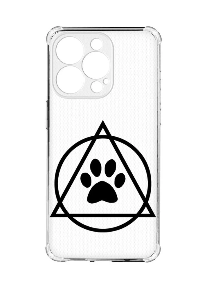 Чехол с утолщенными углами на iPhone 15 Pro Max Логотип квадроберов (принт 394) Creative (355408472)