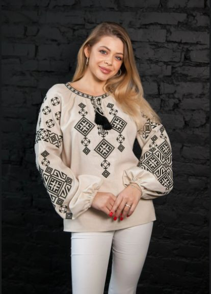 Бежевая рубашка Galychanka