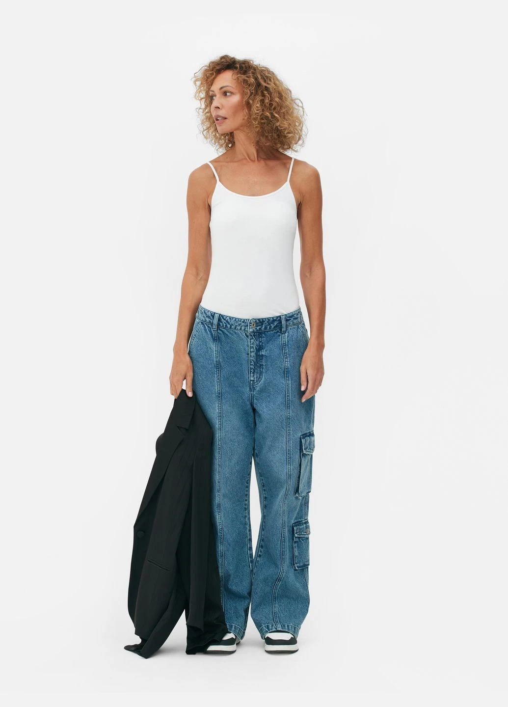 Майка basic,белый, Primark — 333151045