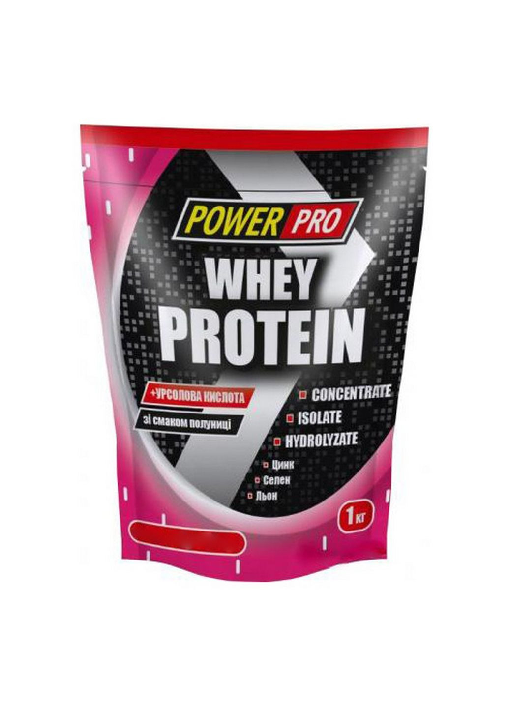 Протеин Whey Protein, 1 кг Клубника Power Pro (293477096)