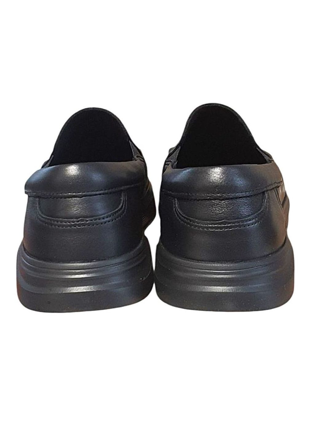 Черные повседневные туфли мужские Clubshoes без шнурков