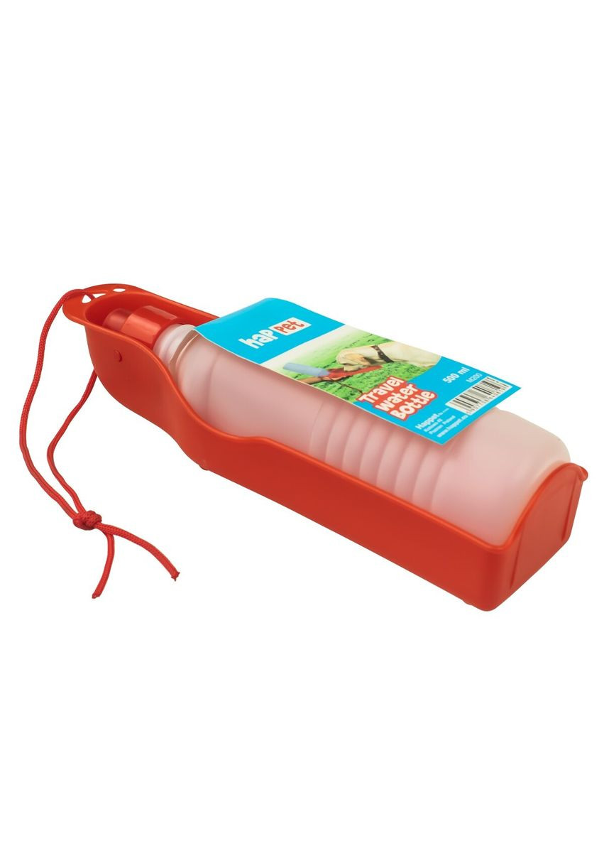 Дорожная поилка, 26см, 500мл, красная Ferplast (353687984)