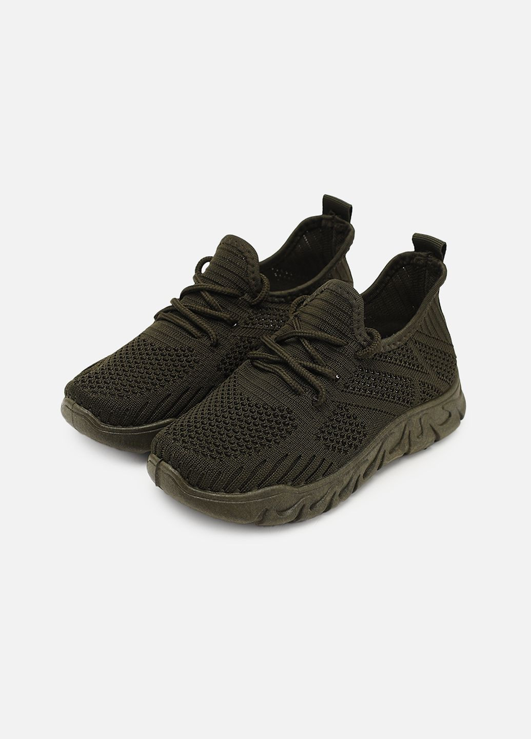 Оливковые (хаки) всесезон кроссовки на плоской подошве для мальчика цвет хаки цб-00269289 Yuki