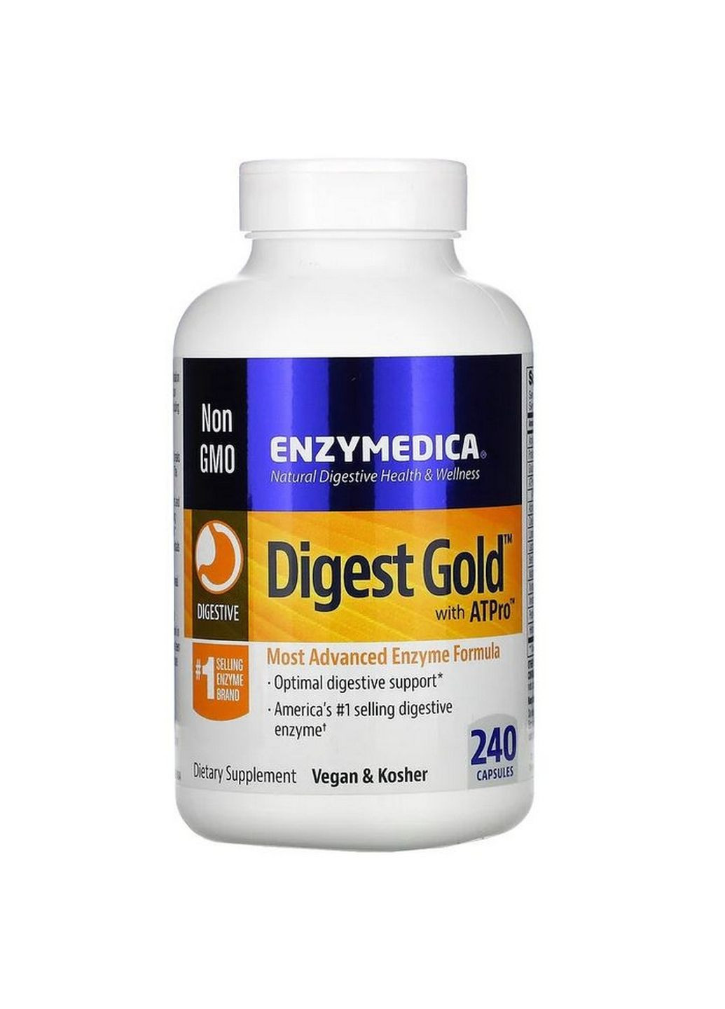 Натуральна добавка Digest Gold, 240 капсул Enzymedica (295898869)