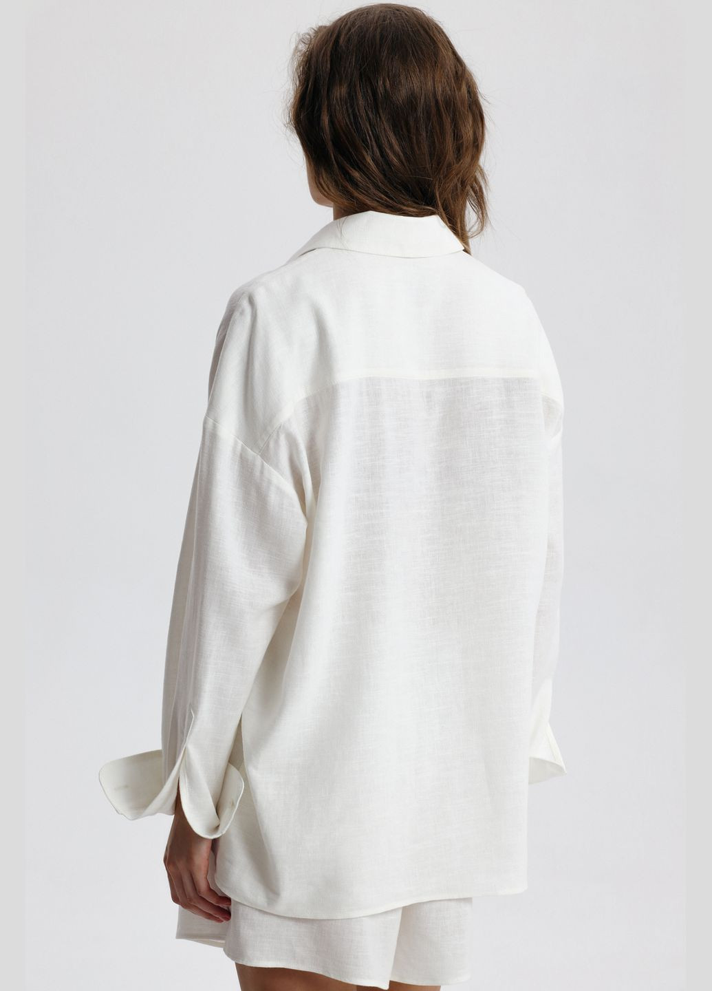 Сорочка з додаванням льону 834-1 Papaya (338194617)