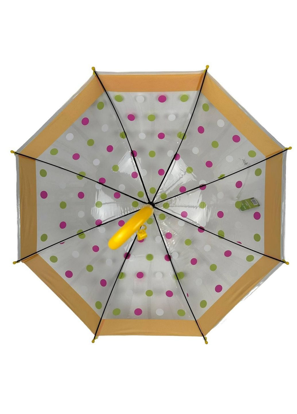 Прозрачный детский зонт трость полуавтомат Rain (279314262)