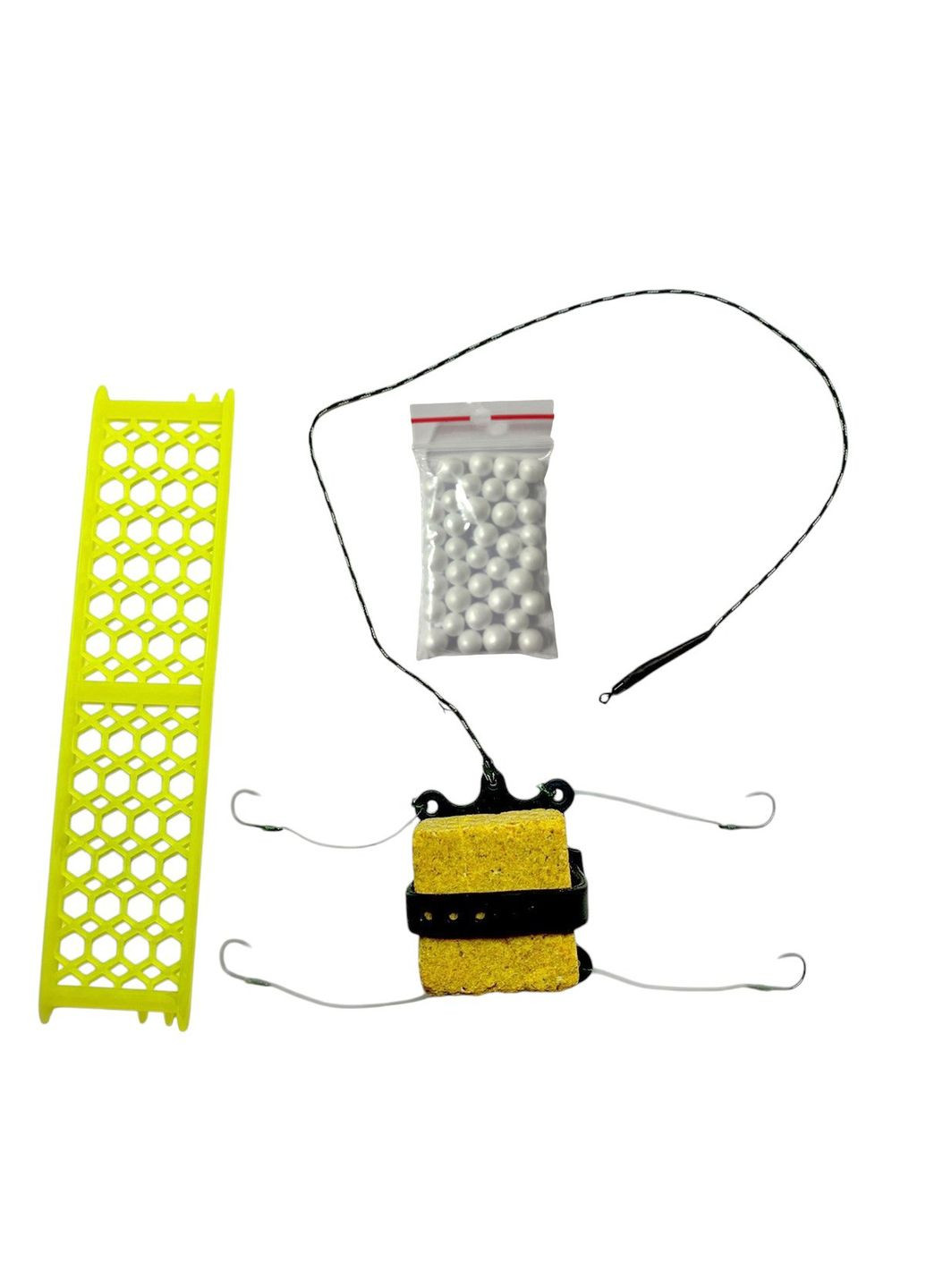 Готовая снасть с макушатником Браслет 50 г 4 крючка No Brand (325881868)