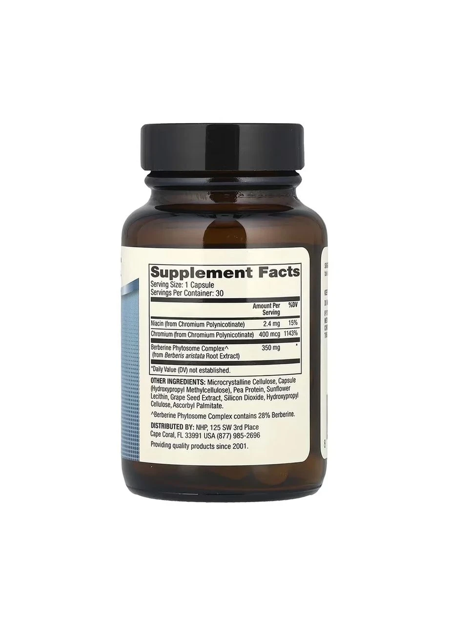 Биотин+берберин с хромом BIOTHIN® Berberine with Chromium, 30 капсул Dr. Mercola (361117924)