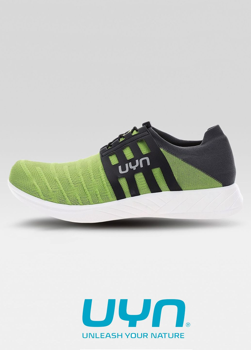 Комбіновані кросівки жіночі UYN 3D RIBS TUNE E224 Green Lime/Charcoal