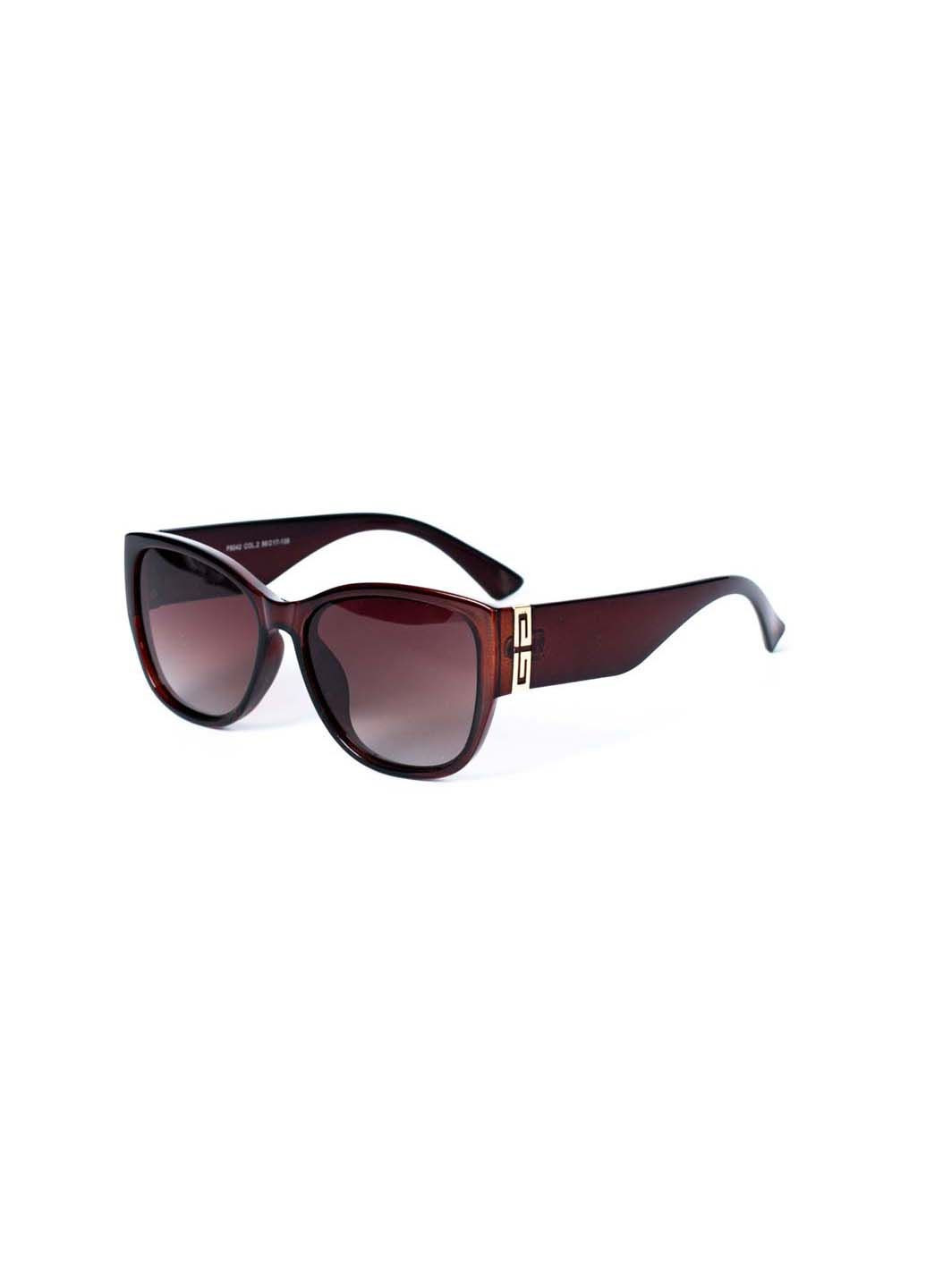 Солнцезащитные очки с поляризацией Фешн-классика женские 389-175 LuckyLOOK (291886062)