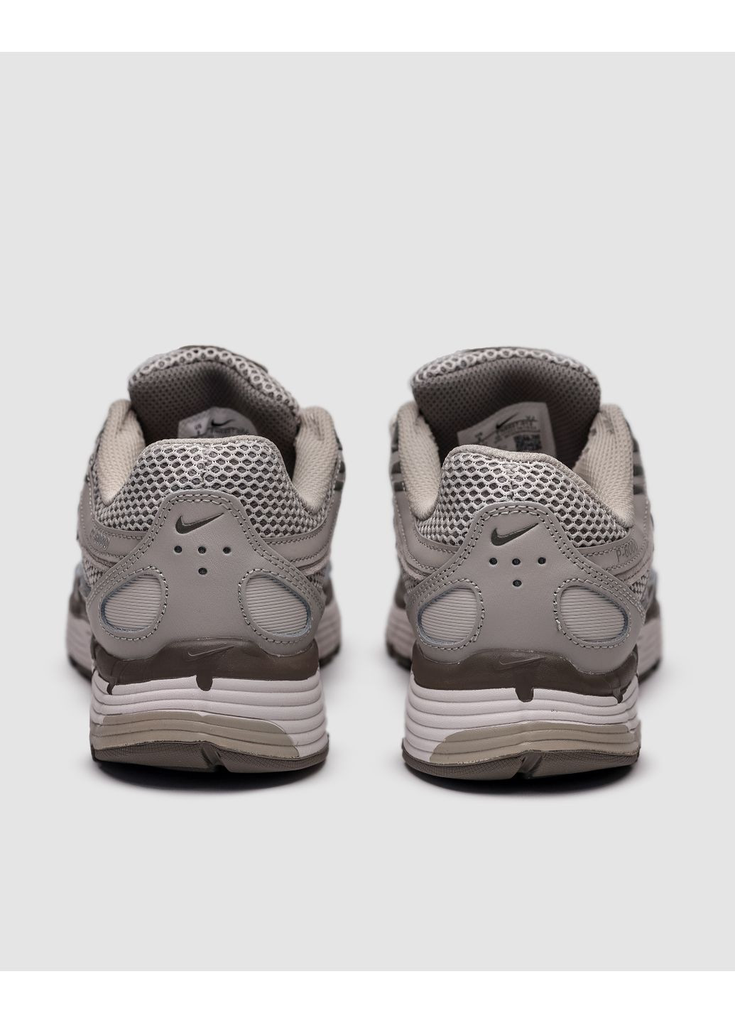 КРОССОВКИ ЖЕНСКИЕ NIKE P-6000 LIGHT GREY / WHITE НАЙК П-6000 No Brand серые демисезоны (367170651)