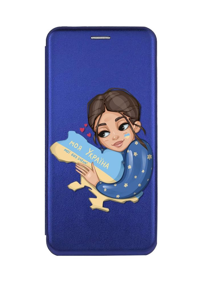 Чехол-книга с рисунком для Samsung Galaxy A54 5G (A546) Синий:: Моя Украина (патриотический принт 2) G-Case (360661394)