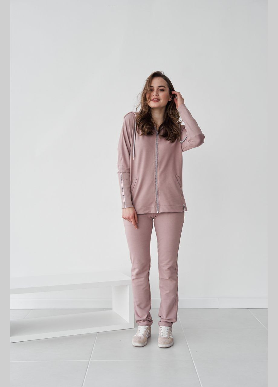 Женский спортивный костюм с капюшоном М18 меланж. UMON (315928751)