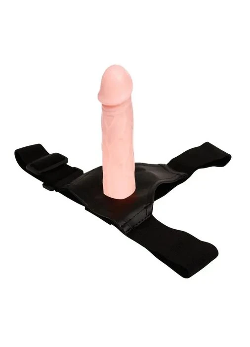 Полый страпон-фаллопротез Strap On с креплением на трусах, беж Baile (391076791)
