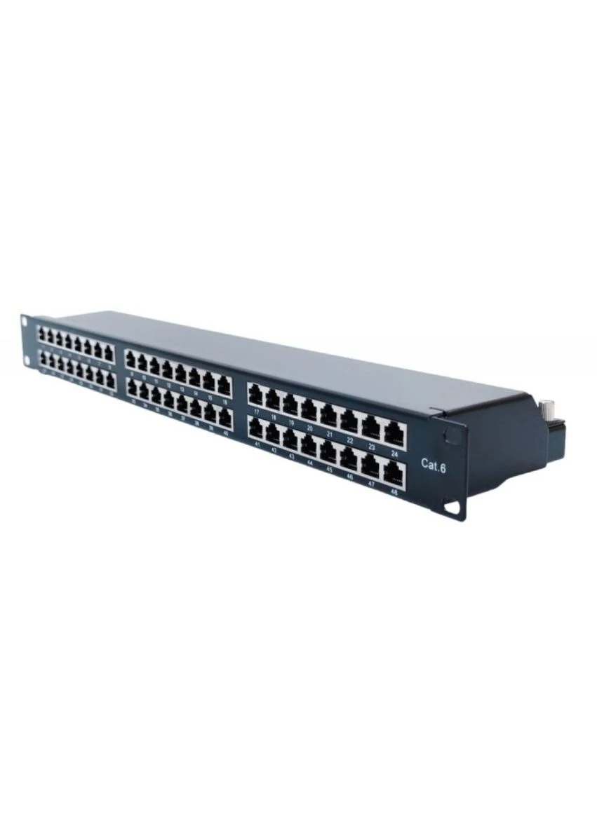 Патч-панель 19″ 1U STP 48xRJ-45 Dual IDC type, кат. 5e, Kingda (383885037)
