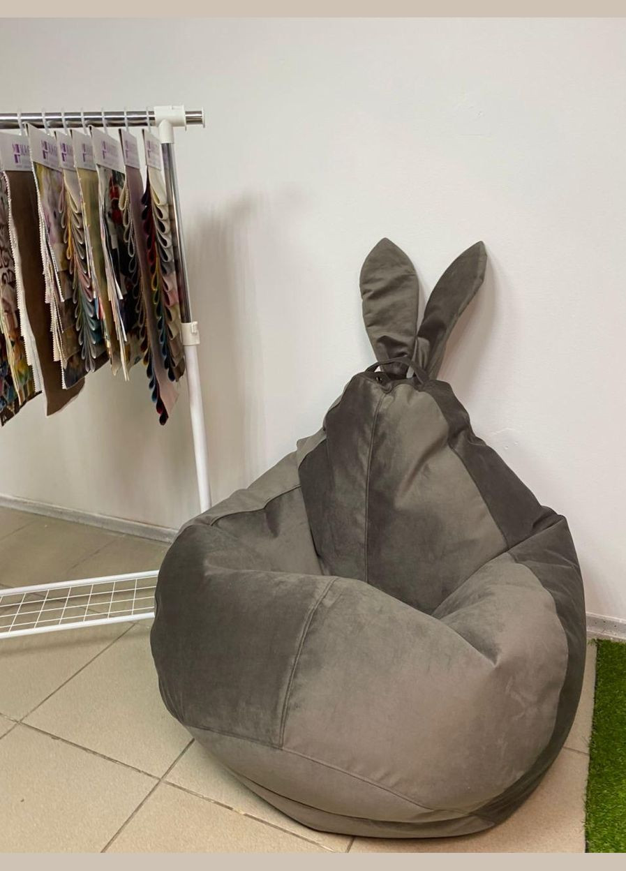 Кресло-мешок Зайка Груша, MEGA XXXL - 160х120 Оксфорд 600D.PU.WR 234 Оливковый SkyPuff (339871370)