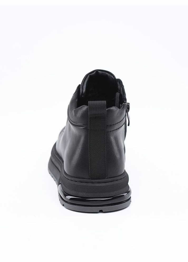 Черные зимние мужские ботинки цвет черный цб-00219669 No Brand
