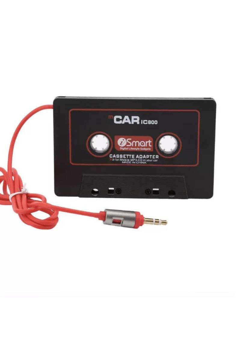 Адаптер кассета 3.5 мм для атвомагнитол,переходник модулятор AUX 3.5 мм для прослушивания музыки China (366666467)