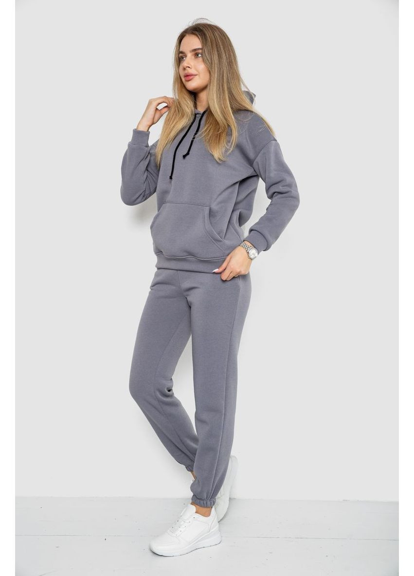 Спорт костюм жіночий на флісі, колір сливовий, 241R1530 Ager (313292450)