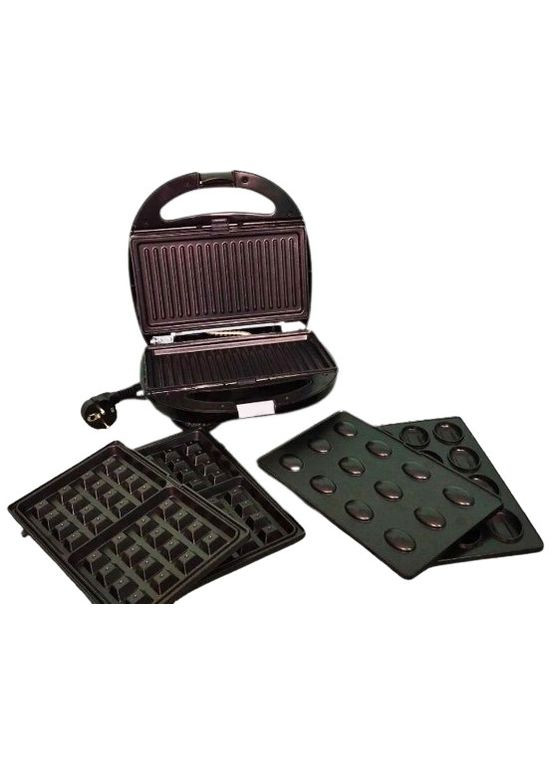 Мультимейкер 3в1 A-Plus 2036 електрична вафельниця горішниця бутербродниця сендвічниця А-Плюс (297331886)