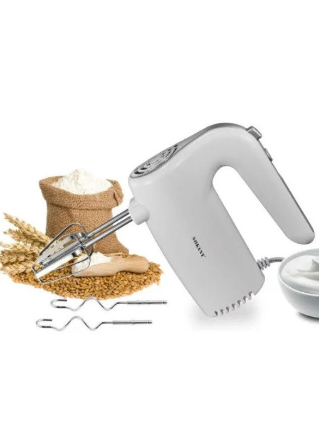 Ручний міксер SK-956 (Білий) Sokany (331640078)