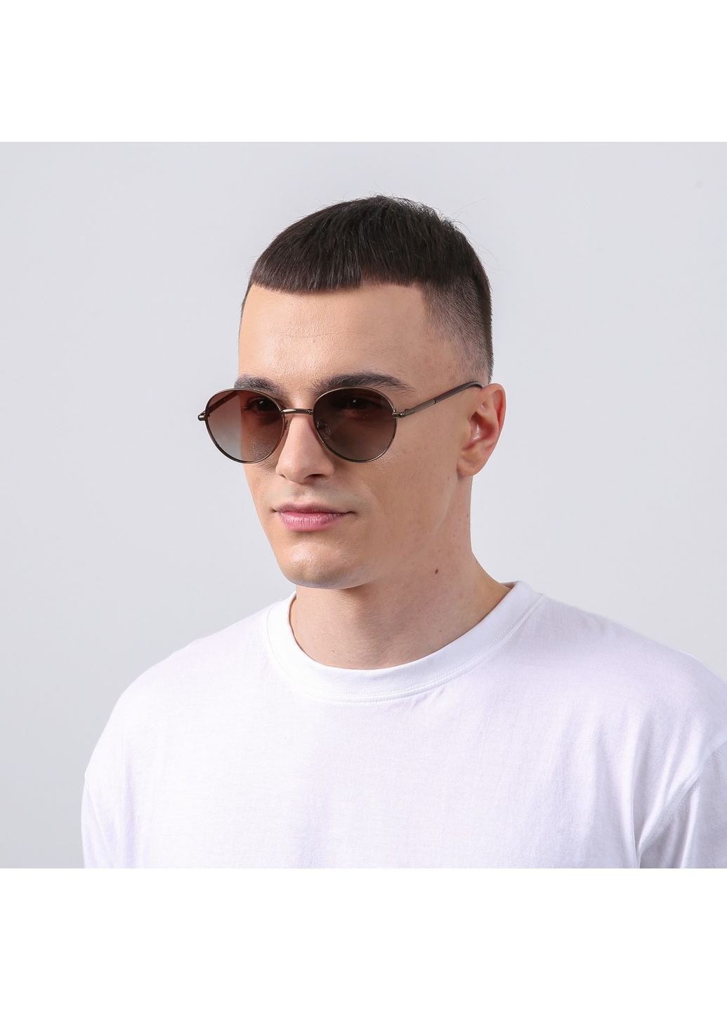 Солнцезащитные очки с поляризацией Тишейды мужские 382-411 LuckyLOOK 382-411М (329872826)