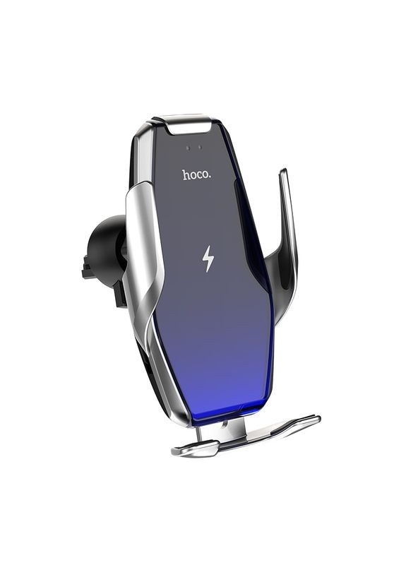 Холдер S14 Surpass automatic induction wireless charging car holder Silver Hoco (297453051)