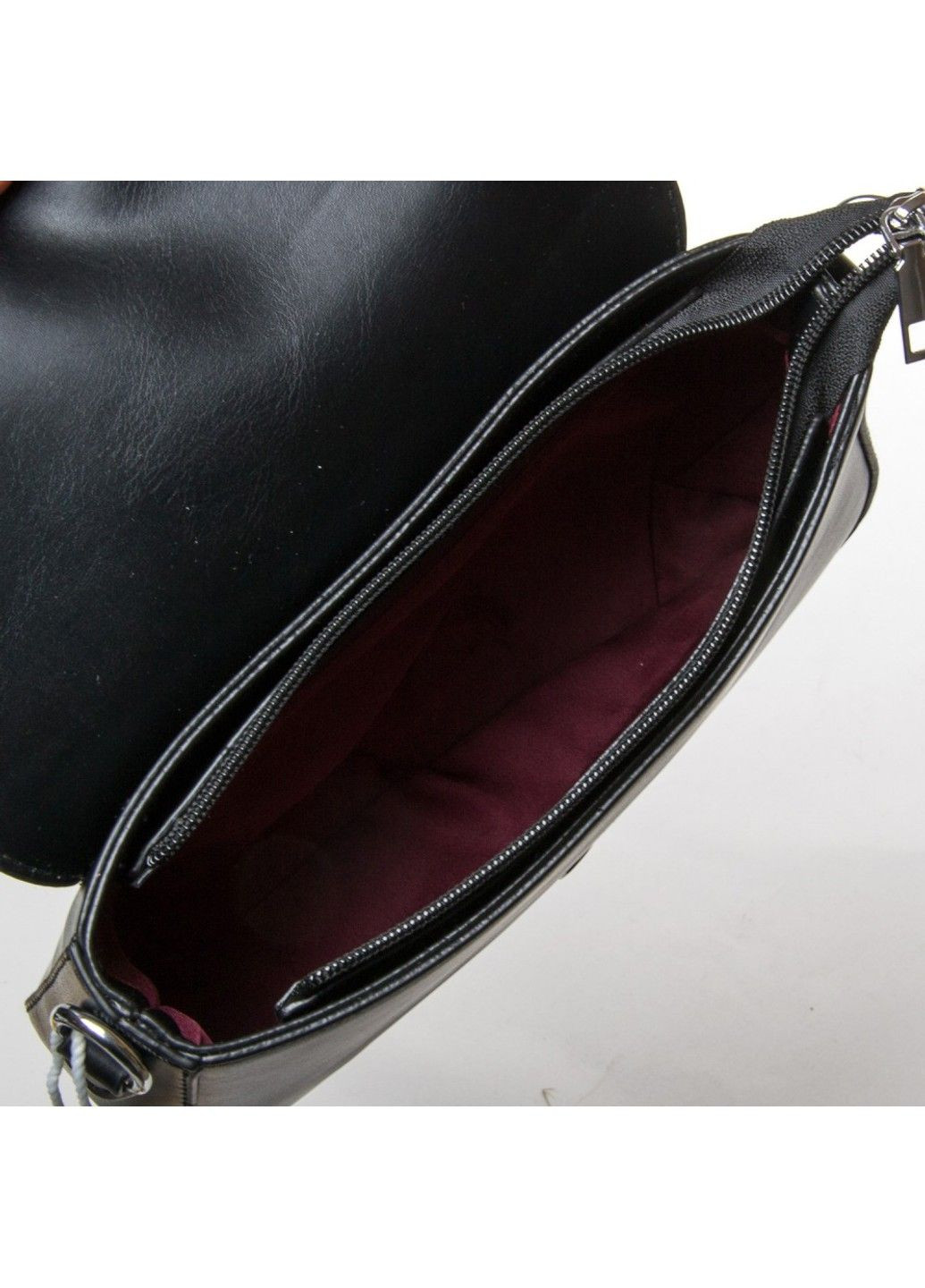 Жіноча сумочка зі шкірозамінника 22 2829 black Fashion (282820163)