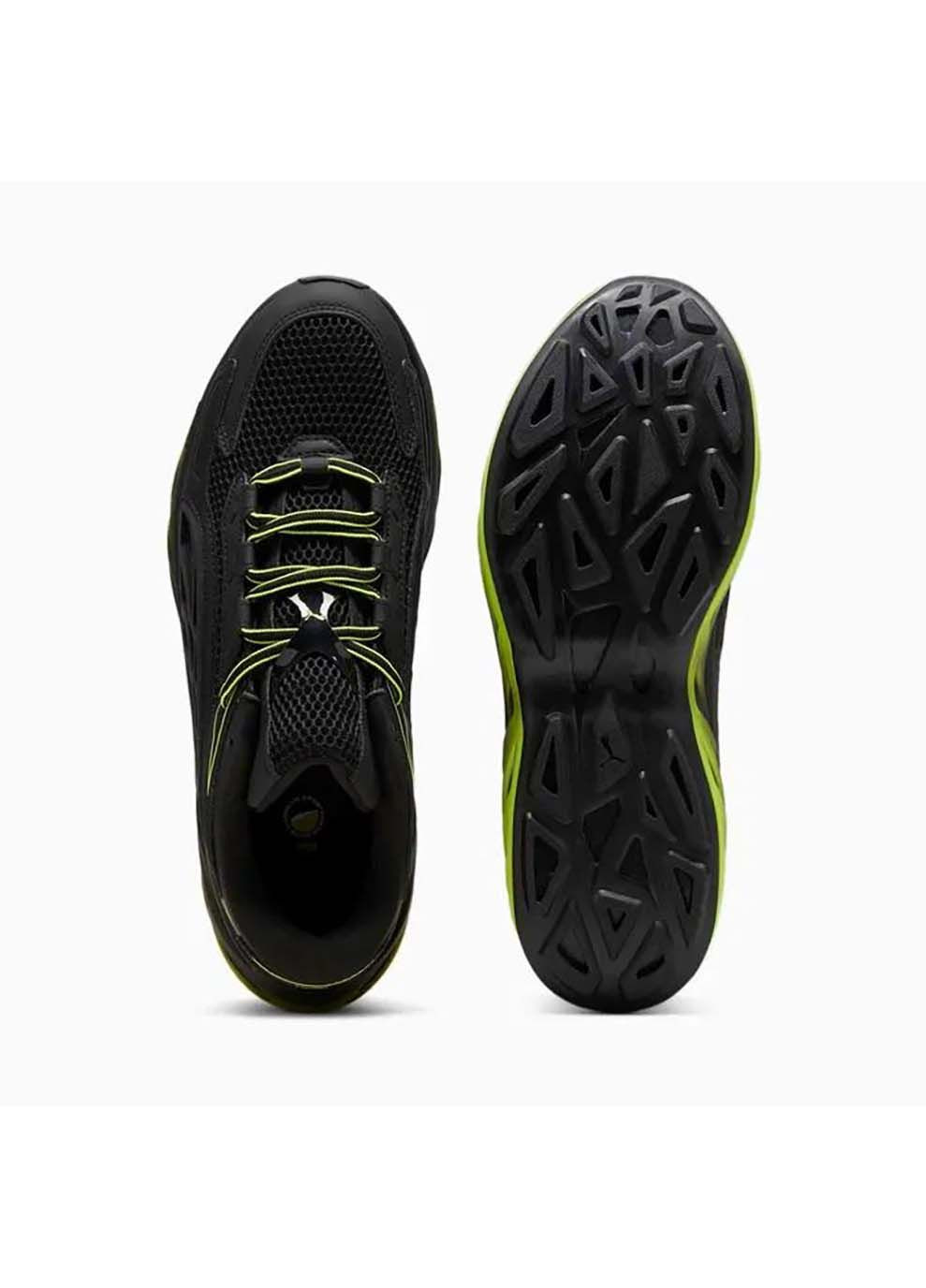 Черные демисезонные мужские кроссовки exotek nitro racing line черный Puma